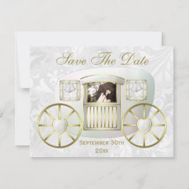 Romantische Foto-Hochzeit Save the Date Einladung