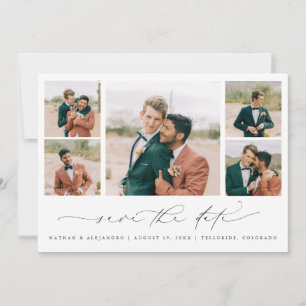 Romantische Foto-Save-the-Date-Verlobungskarten Save The Date