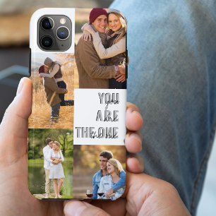 Romantische Fotocollage Du bist die Eine Weiß Case-Mate iPhone Hülle