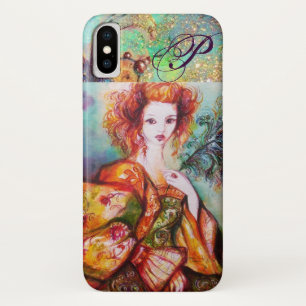 ROMANTISCHE FRAU MIT SPARKLING-PEACOCK-FEATHER Case-Mate iPhone HÜLLE