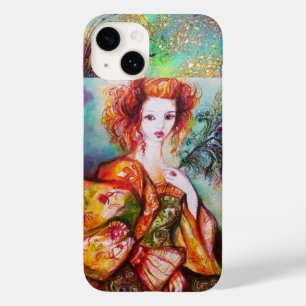 ROMANTISCHE FRAU MIT SPARKLING-PEACOCK-FEATHER Case-Mate iPhone HÜLLE