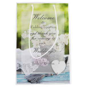 Romantische Frühlingszeit Blume Floral Lilac Weddi Mittlere Geschenktüte