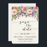 Romantische Gartenblumenkarte Save the Date Karte<br><div class="desc">Artikel von www.createthecut.com</div>