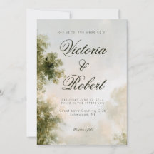 Romantische Gartenhochzeitseinladung