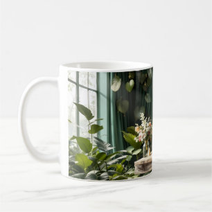 Romantische Gartenlandschaft Kaffeetasse