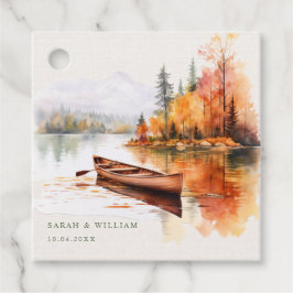 Romantische Gastgeschenk Hochzeit- und Fallsee Geschenkanhänger