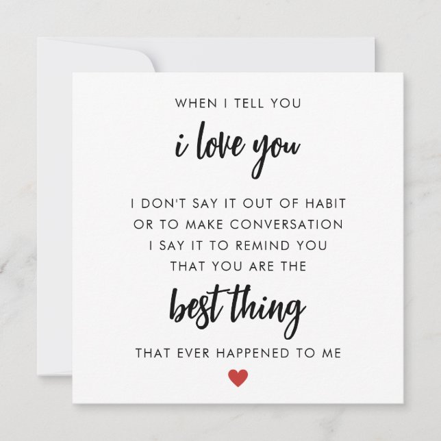 Romantische Gedichte Valentinstag Card Karte (Vorderseite)