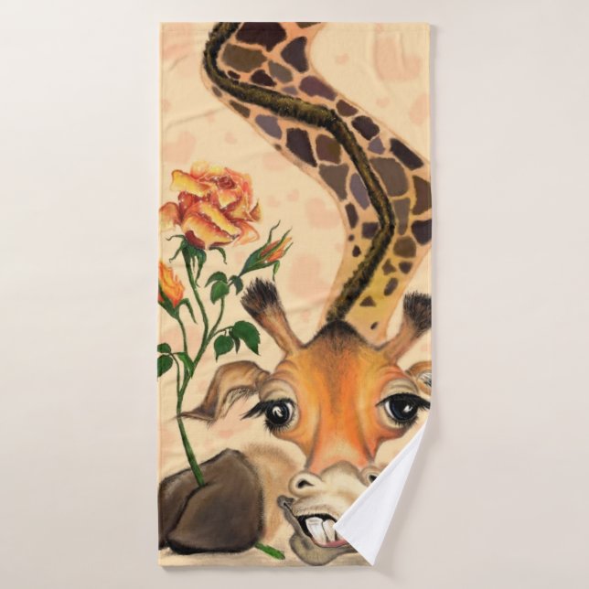 Romantische Giraffe Bath Handtuch Gentleman Badehandtuch (Badehandtuch)