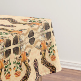 Romantische Giraffe - Funny Tischdecke