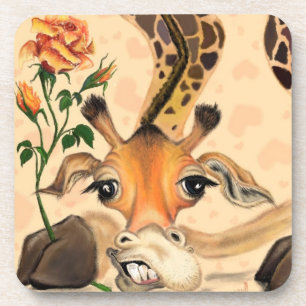 Romantische Giraffe - Gentleman - Funny Getränkeuntersetzer