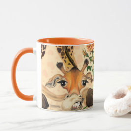 Romantische Giraffe - Gentleman - Ihren Text hinzu Tasse