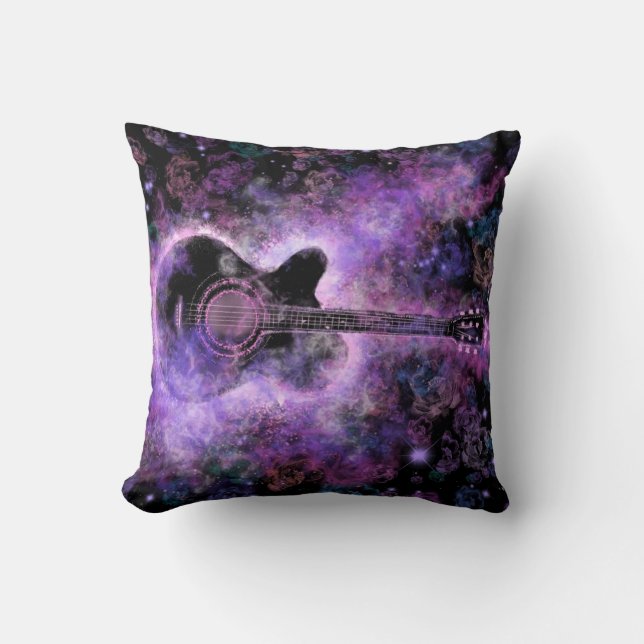 Romantische Gitarrenmusik - Magic Sound Kissen (Vorderseite)