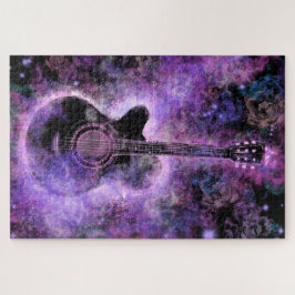 Romantische Gitarrenmusik Puzzle Geschenk