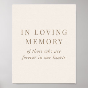 Romantische Gold- und Elfenbein-Hochzeit In Loving Poster