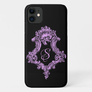 Romantische Goth Pink Monogram Case-Mate iPhone Hülle