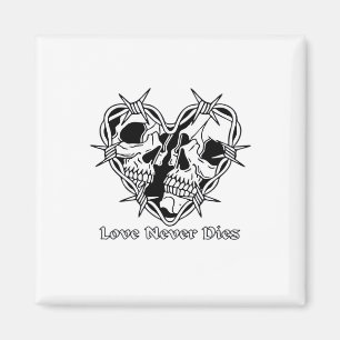 Romantische Gotik für Paare Magnet