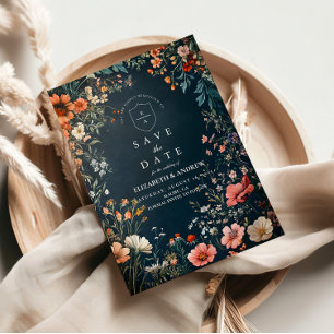 Romantische gotische Hochzeit Save The Date