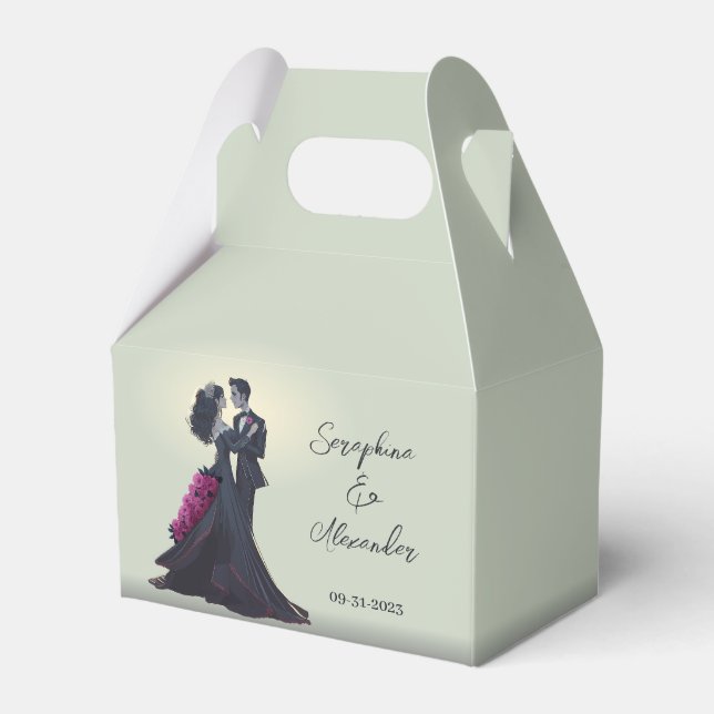 Romantische Gotische Liebhaber des Museo Cantonale Geschenkschachtel (Vorderseite)