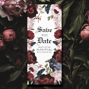 Romantische gotische Wasserfarbe Save the Date Einladung