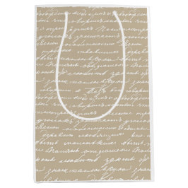 Romantische Handschrift Liebe Letter Writer Author Mittlere Geschenktüte
