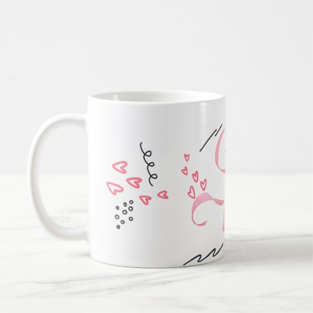 Romantische Harmonie Kaffeetasse (Links)
