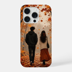 Romantische Herbst-Paar iPhone 15 Pro Hülle Herb