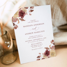 Romantische Herbstblumenhochzeit
