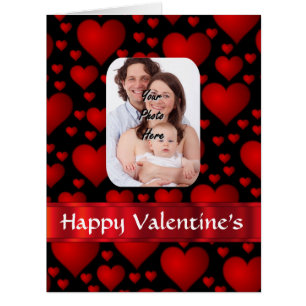 Romantische Herzfoto-Vorlage Valentine