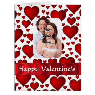 Romantische Herzfoto-Vorlage Valentine