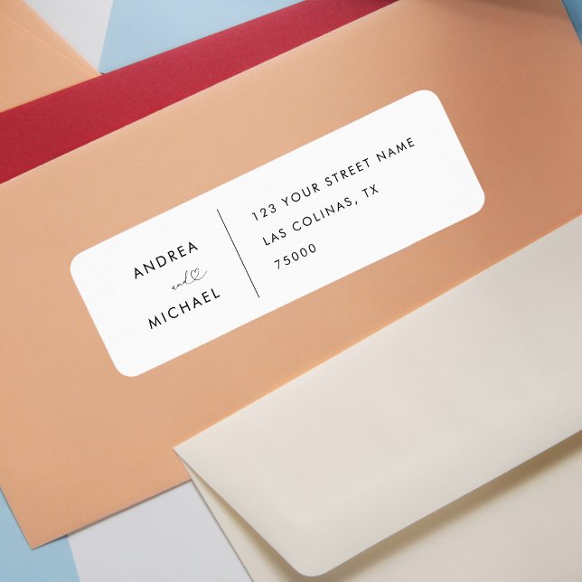 Romantische Herzschrift Minimalistisch Moderne Hoc (Von Creator hochgeladen)