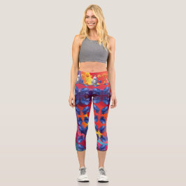 Romantische Hochwaisted Capris