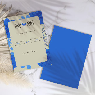 Romantische Hochzeit der Blauen Flora Save The Date