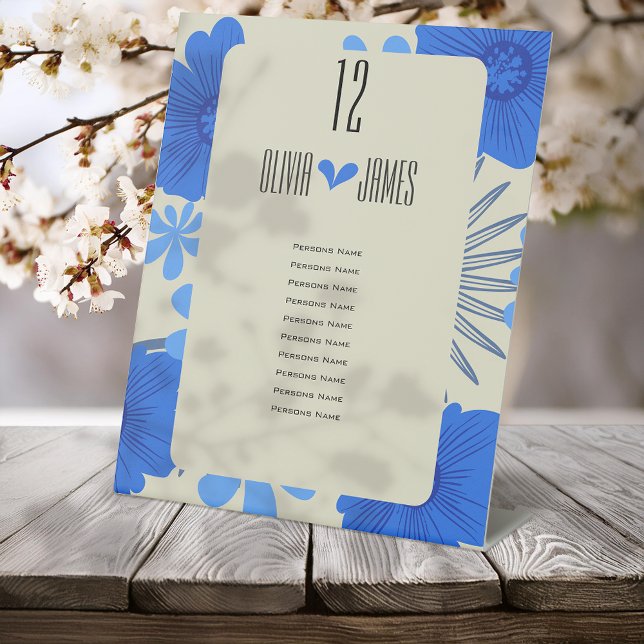 Romantische Hochzeit der Blauen Flora Sockelschild (Von Creator hochgeladen)