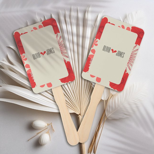 Romantische Hochzeit der Roten Flora Fächer (Von Creator hochgeladen)