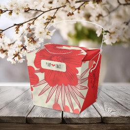 Romantische Hochzeit der Roten Flora Geschenkschachtel