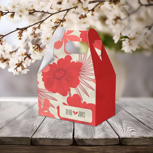 Romantische Hochzeit der Roten Flora Geschenkschachtel (Von Creator hochgeladen)