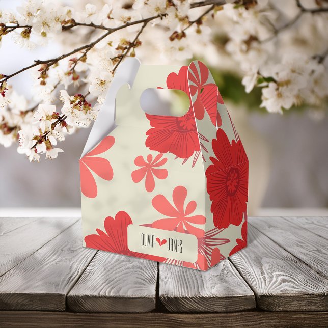 Romantische Hochzeit der Roten Flora Geschenkschachtel (Von Creator hochgeladen)