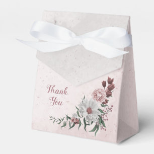 romantische Hochzeit in Rosa, Weiß und Zimt Rose Geschenkschachtel