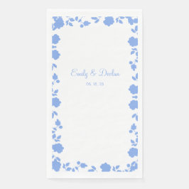 Romantische Hochzeit mit Hübscher Blume Serviette