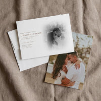 Romantische Hochzeit mit Schwarz-Weiß-Foto