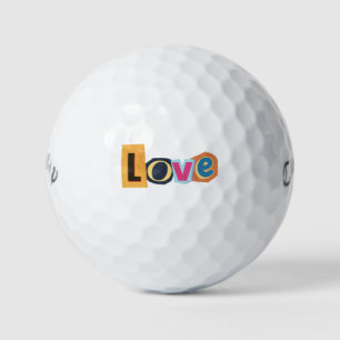 Romantische Hochzeitsdekoration 'Liebe' Scrapbook- Golfball