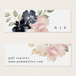Romantische Hochzeitskanzlei der Marine Florals