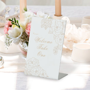 Romantische Hochzeitspfingstrosen Elfenbeinweiße F Sockelschild