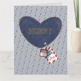 Romantische Hubby Wifey Electrician Locked Heart Karte