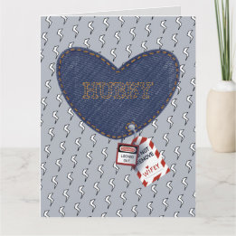 Romantische Hubby Wifey Electrician Locked Heart Karte