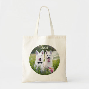 Romantische Hunde verheiratet Tragetasche