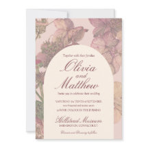 Romantische Hydrangea Hochzeit Einladung
