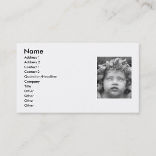 Romantische italienische visitenkarte