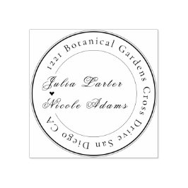 Romantische klassische Pearl Swan Floral Frame Wed Gummistempel