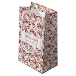 Romantische klassische Pearl Swan Floral Frame Wed Kleine Geschenktüte